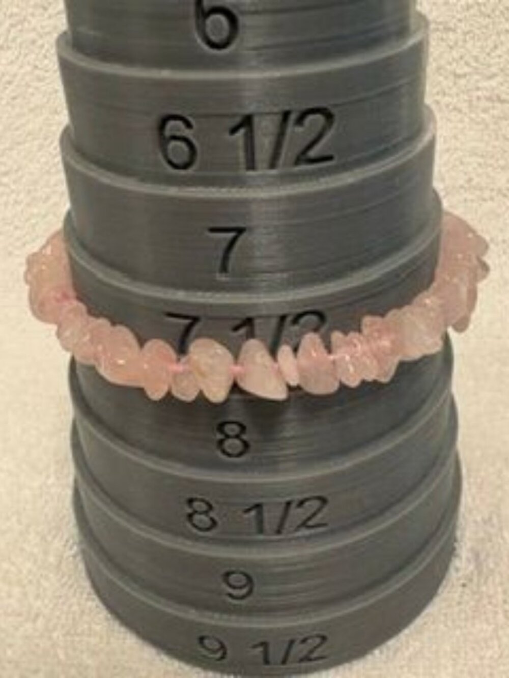 NEW Rose Quartz 50 ctw chips Stretch Bracelet